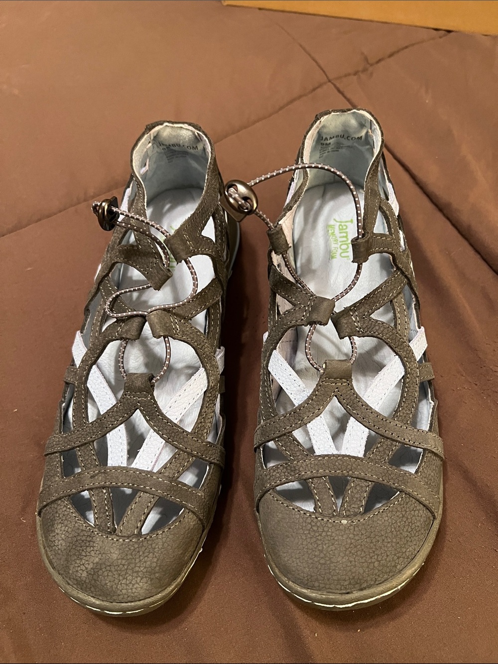 Jambu Gray and Light Blue Women's Casual Sandals